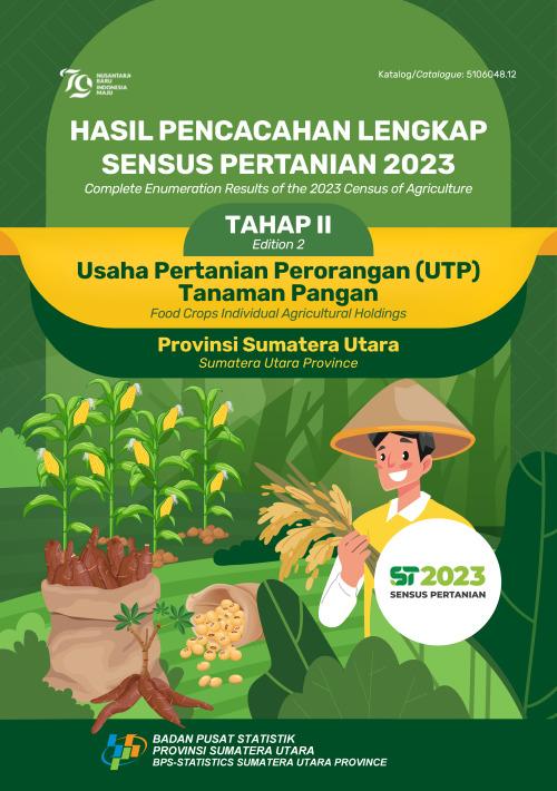 Complete Enumeration Results of the 2023 Census of Agriculture - Edition 2: Food Crops Individual Agricultural Holdings Sumatera Utara Province