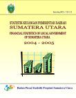 Financial Statistics Of Local Government Of Sumatera Utara Province 2004-2005