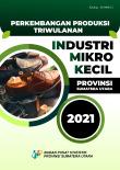 Development Of Micro And Small Industry (IMK) Quarterly Production Sumatera Utara Province 2021