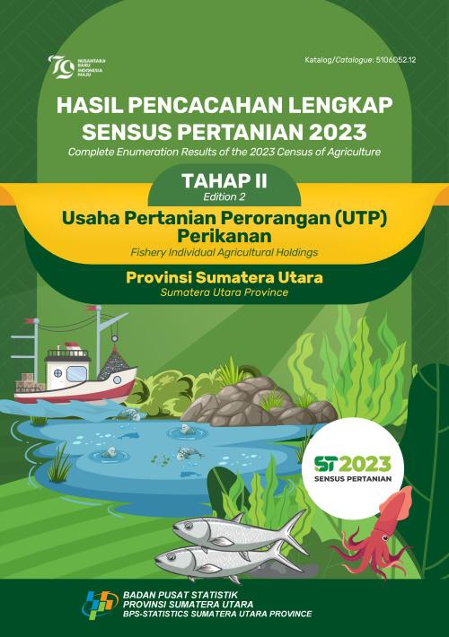 Hasil Pencacahan Lengkap Sensus Pertanian 2023 - Tahap II: Usaha Pertanian Perorangan (UTP) Perikanan Provinsi Sumatera Utara