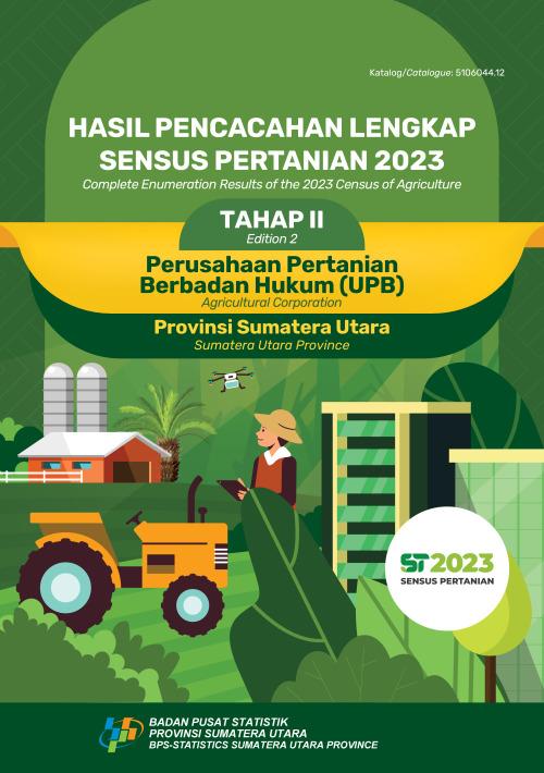 Hasil Pencacahan Lengkap Sensus Pertanian 2023-Tahap II: Perusahaan Pertanian Berbadan Hukum (UPB) Provinsi Sumatera Utara