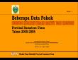 Beberapa Data Pokok Kondisi Kesejahteraaan Rakyat Dan Ekonomi Provinsi Sumatera Utara Tahun 2000-2005